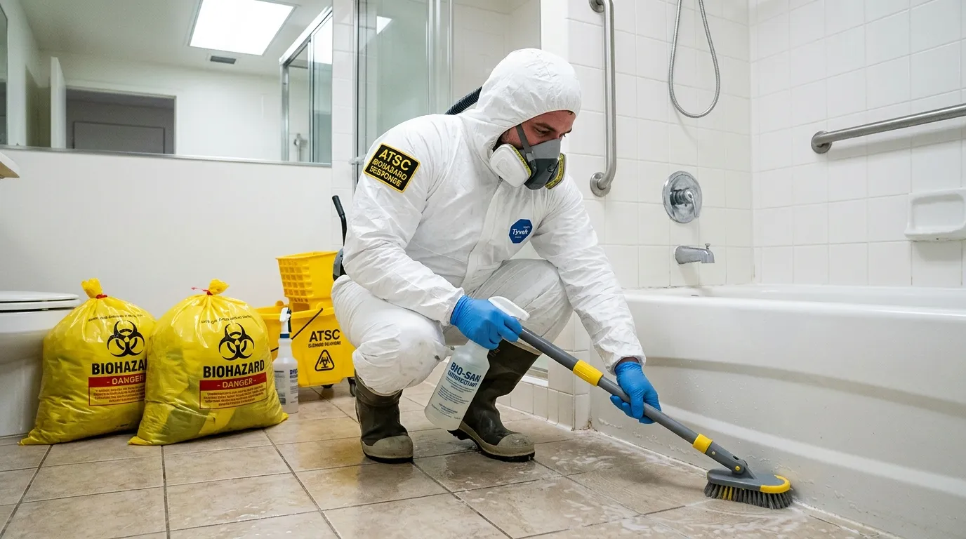 Decontamination equipment deployed for Blood Cleanup in Piqua